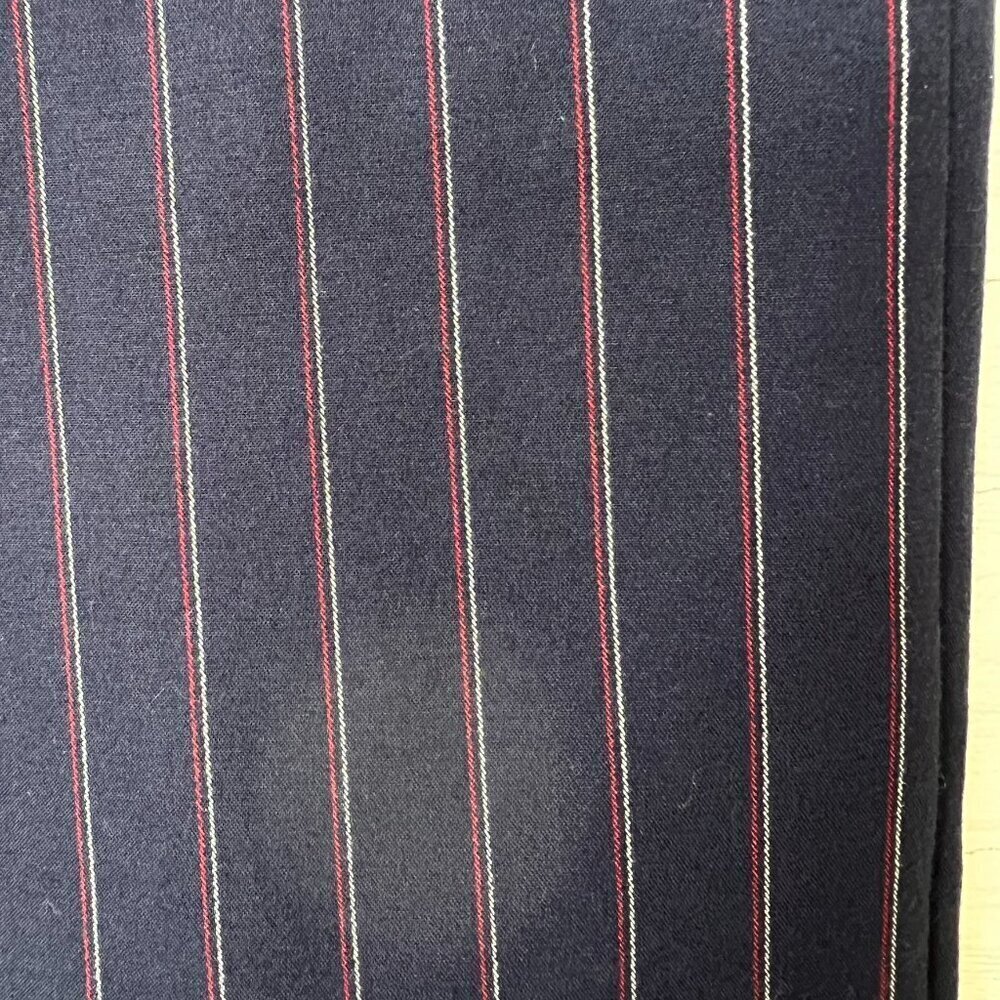Rag & Bone Pants Womens Size 4 Navy Stripe Simone Snap Pant High Rise Career - Picture 9 of 16